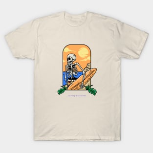 Skeleton Surfing 2 T-Shirt